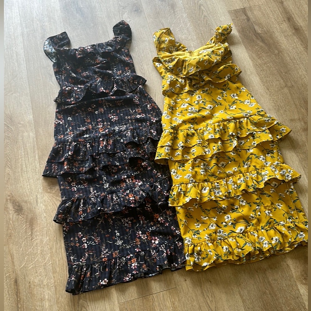 Tularosa XS & XXS Long Ruffle Dress!